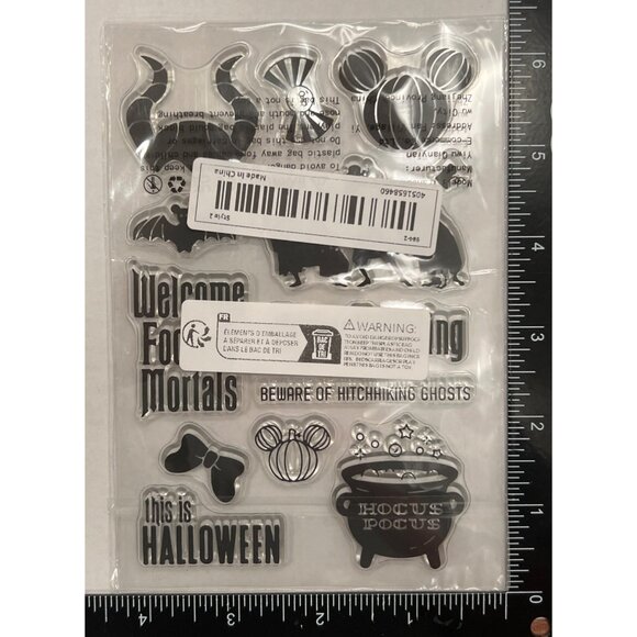 Disney Halloween-Themed hocus pocus Clear Stamps Set For Crafting & Scrapbooking - Picture 3 of 3